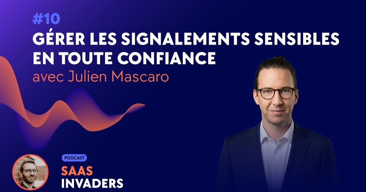 Visuel de l'épisode #10 du podcast SaaS Invaders avec Julien Mascaro, CEO d'Evidencia
